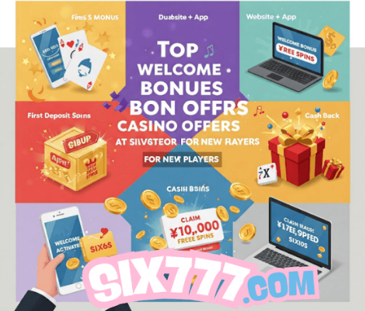 Top Welcome Bonuses Casino Offers at Six6s for New Players 1 Top Welcome Bonuses Casino Offers at Six6s for New Players